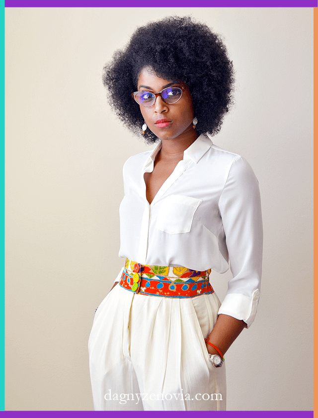 Dagny Zenovia: Cream Retro Pants