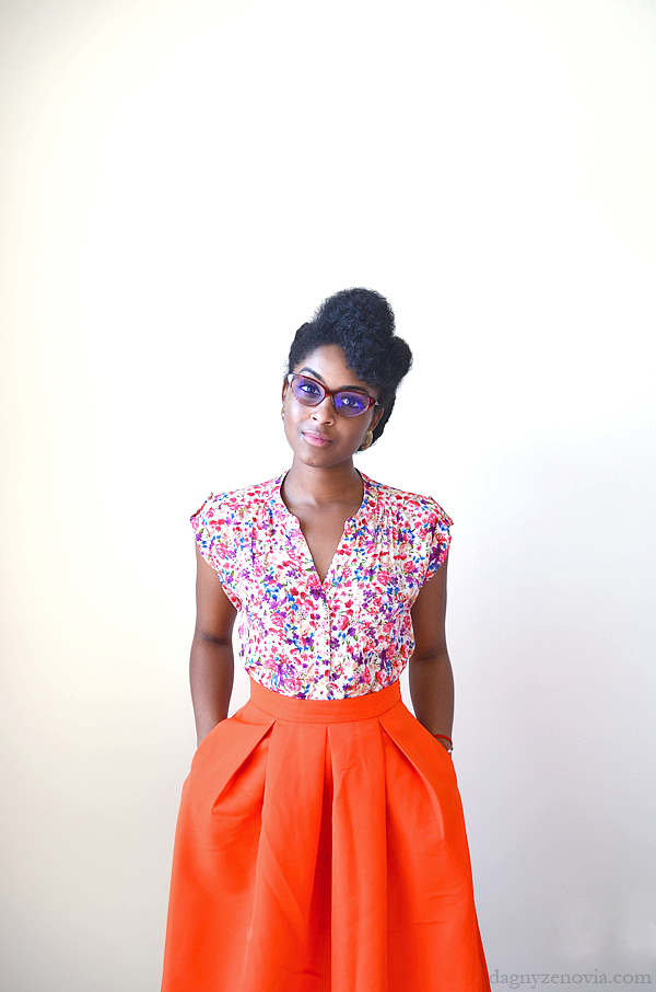 Dagny Zenovia: Orange and Print