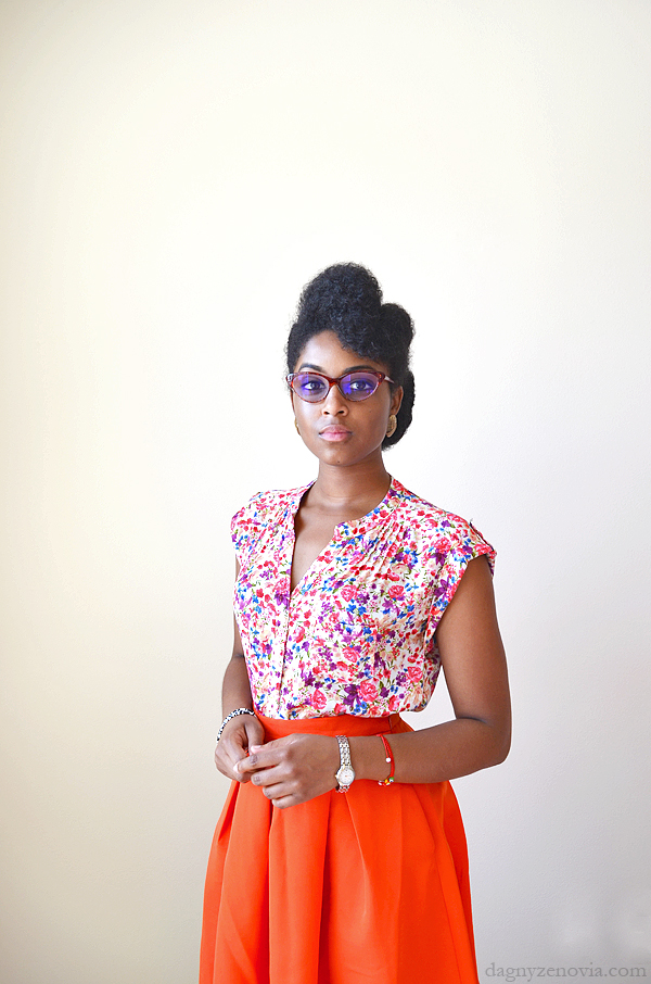 Dagny Zenovia: Orange and Print