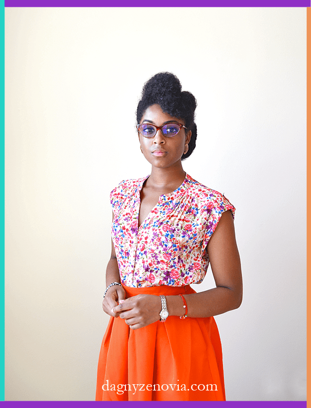 Dagny Zenovia: Orange and Print