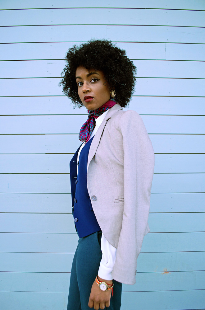 Dagny Zenovia Green Pants 70s Style