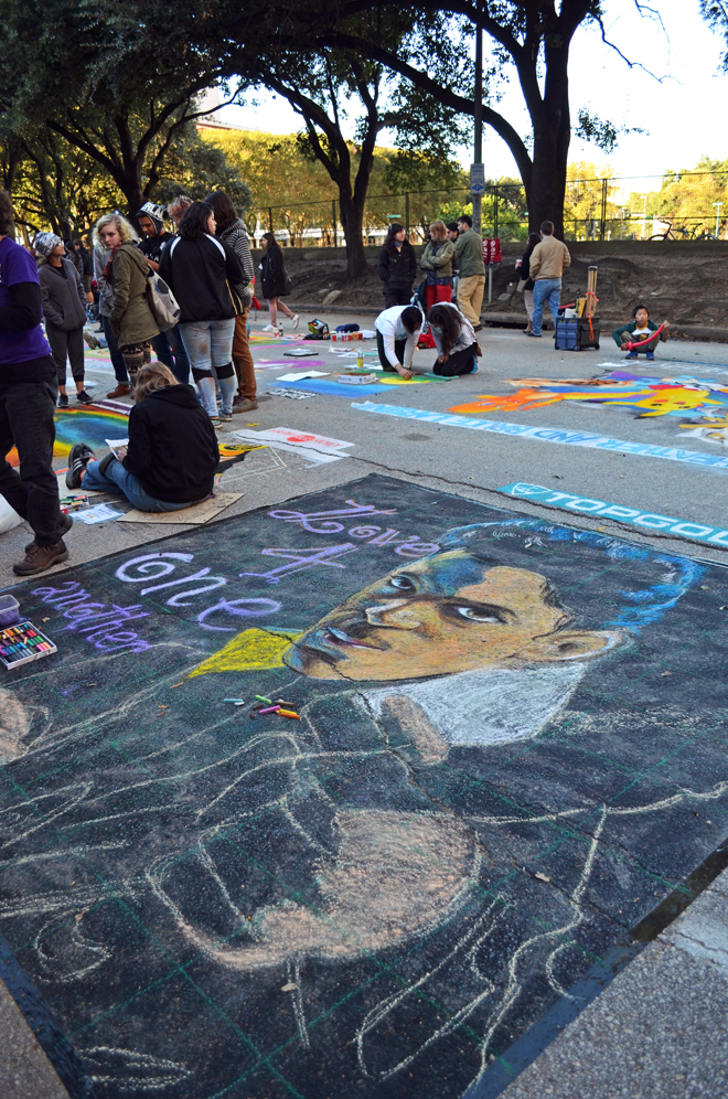 Dagny Zenovia Via Colori Street Paint Festival Houston