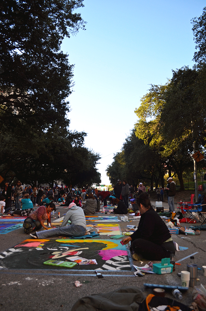 Dagny Zenovia Via Colori Street Paint Festival Houston