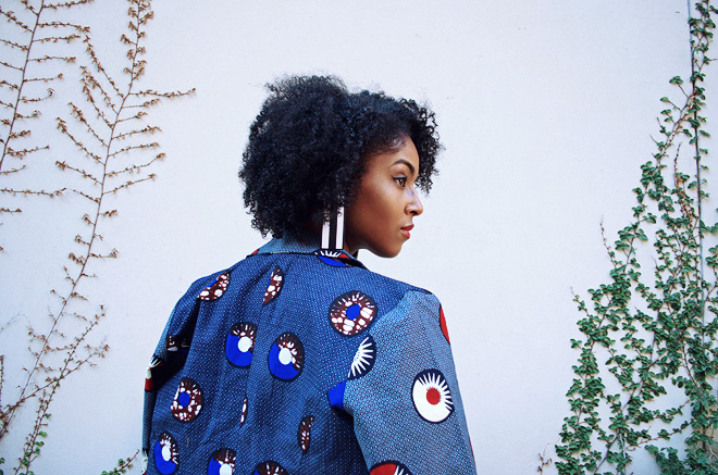 Dagny Zenovia Plum Pants African Jacket