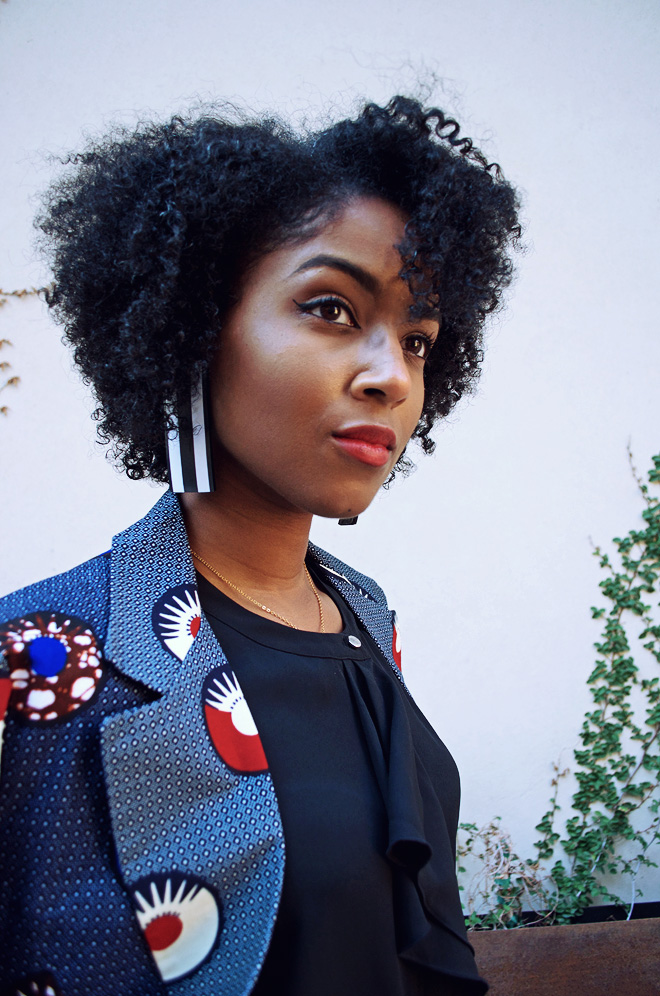 Dagny Zenovia Plum Pants African Jacket