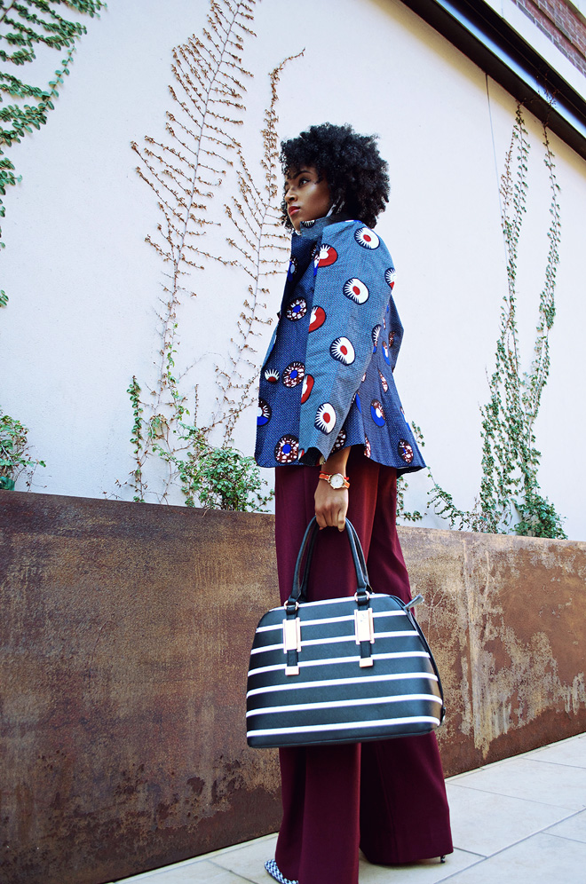 Dagny Zenovia Plum Pants African Jacket