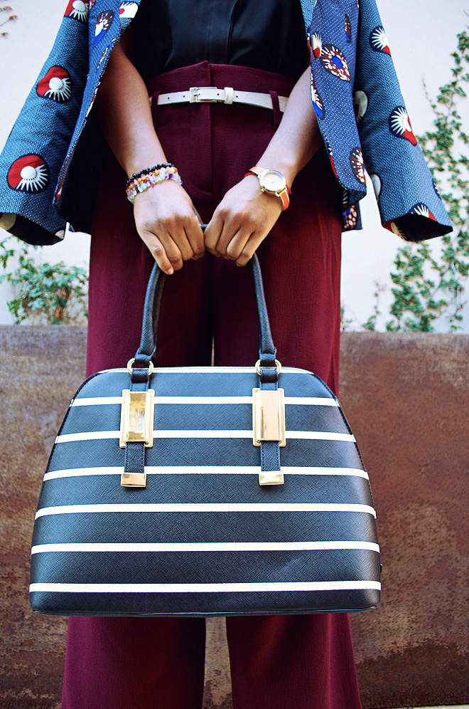 Dagny Zenovia Plum Pants African Jacket